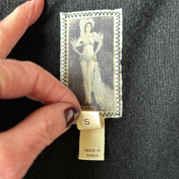 Burning Torch long cashmere cardigan - Picture 4 of 10